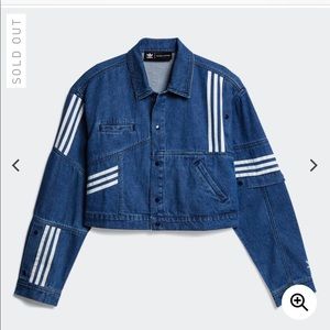 Danielle cathari x Adidas Jean jacket